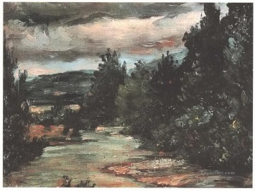 平原の川 ポール・セザンヌ Oil Paintings
